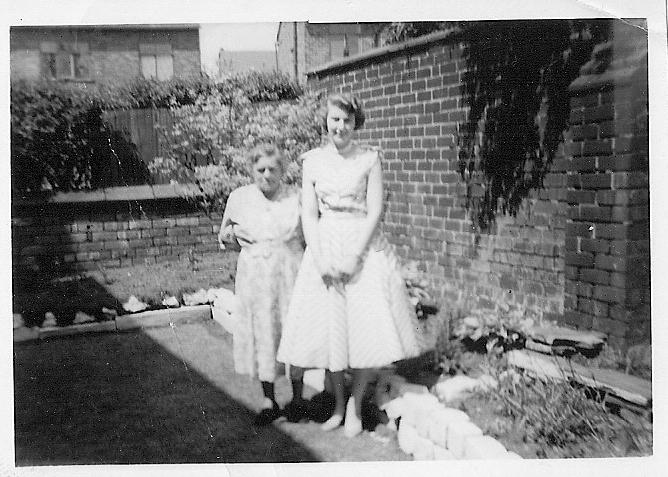 Maggie and  Shirley Forshaw Circa 1950s