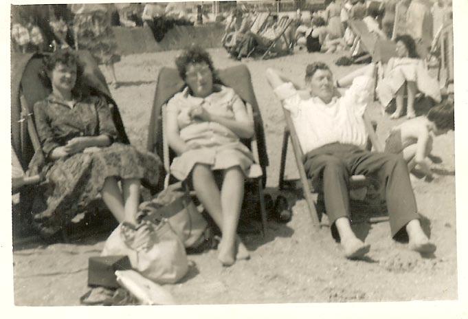 On the beach probably Blackpool