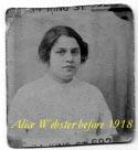 Alice Webster, pre 1918.