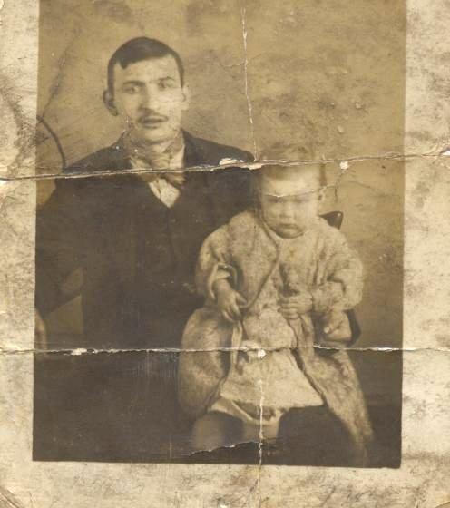 James Cooke born 1886 with his first born Mary 1907. James Cooke born 1886 with his first born Mary 1907.