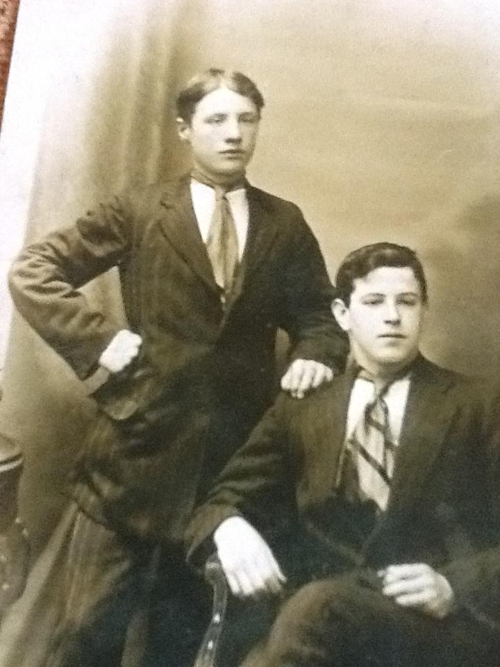 Thomas Walsh and friend 1918 Thomas Walsh and friend 1918