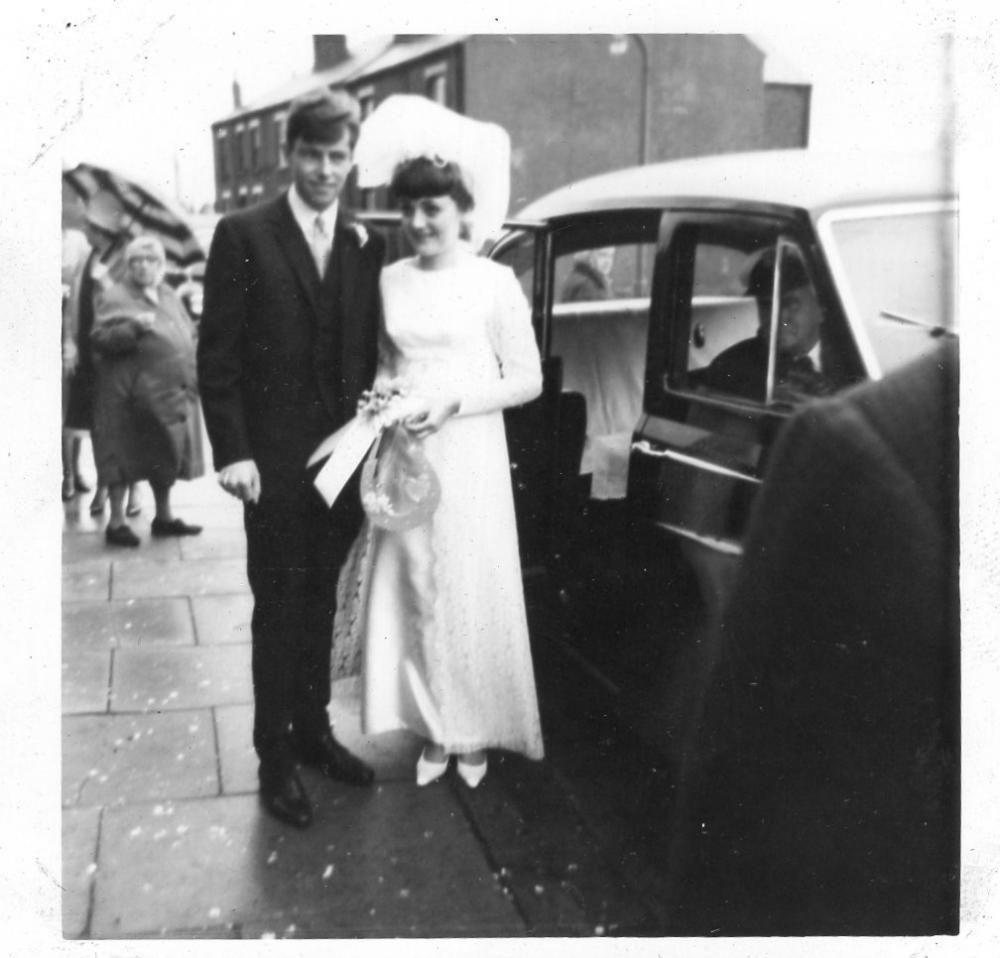 Tom Walsh & Eileen Grundy wedding 1967