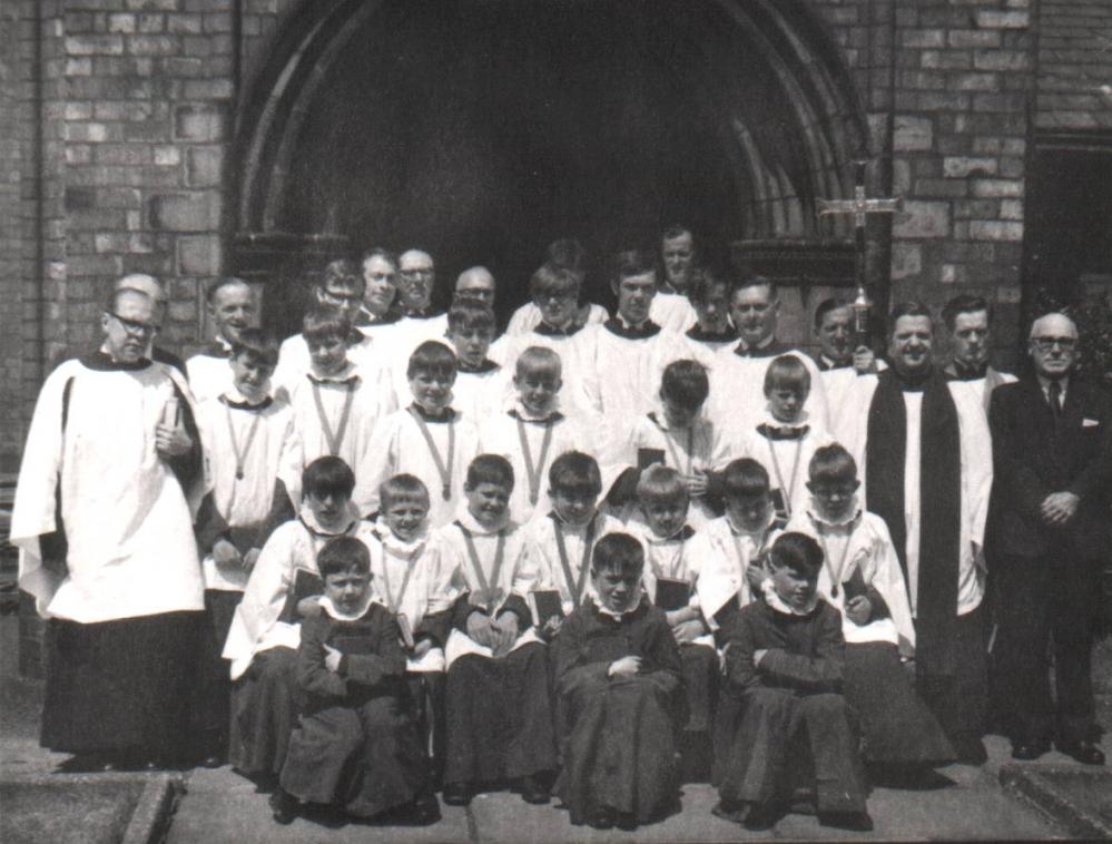 Choir outside south porch ? year