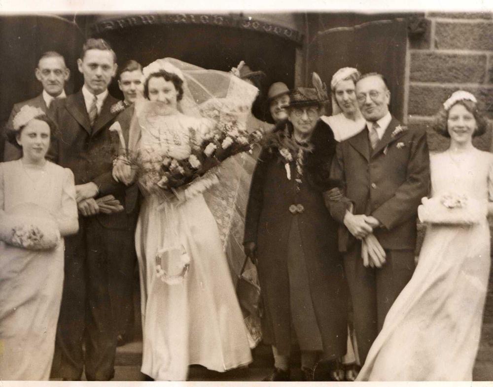 Ernest Rigby & Lilian Laithwaite's wedding day,