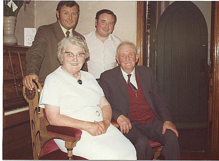 Annie and Fred's golden wedding 1975 Annie and Fred's golden wedding 1975