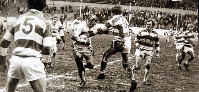 League match Wigan v Bradford at Odsal 25 Feb 1973