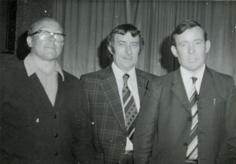 Wilf, Gerry and John Mcdonald. All three brothers contributing to the cause of the club. Wilf, Gerry and John Mcdonald. All three brothers contributing to the cause of the club.