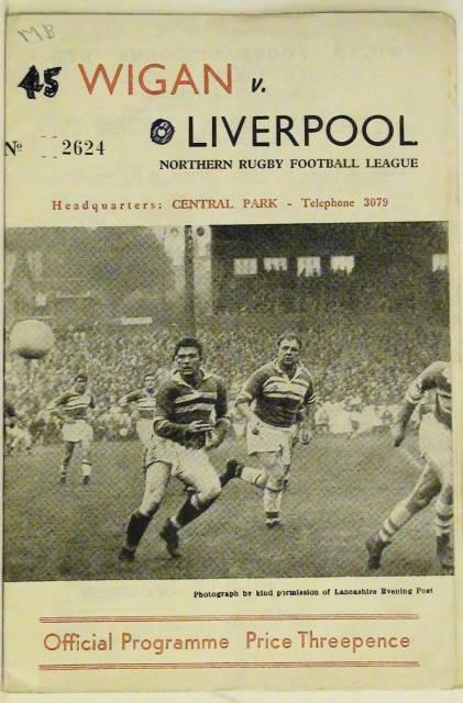 Wigan Programme Wigan Programme