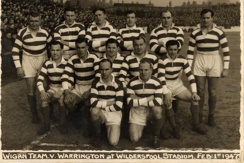 Warrington v Wigan 1947 Warrington v Wigan 1947