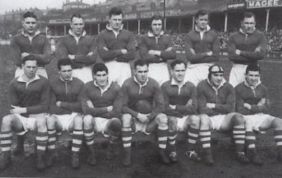 Wigan Rugby League team 31st march 1951