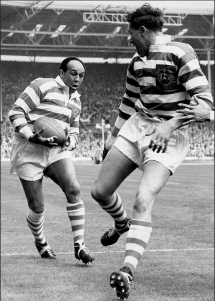 Billy and Eric, at Wembley in 1963