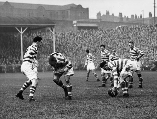 Wigan v Halifax  Central Park 21st Oct 1950