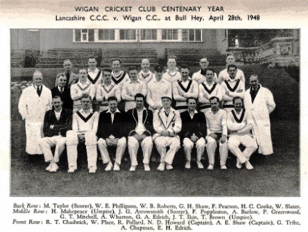 Wigan Cricket Club - Centenary Game 1948 Wigan Cricket Club - Centenary Game 1948