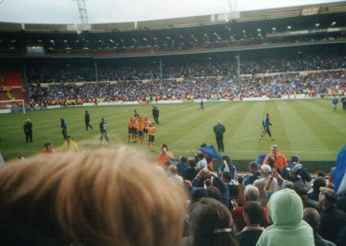 The team triumphant, after Rogers' late late goal.