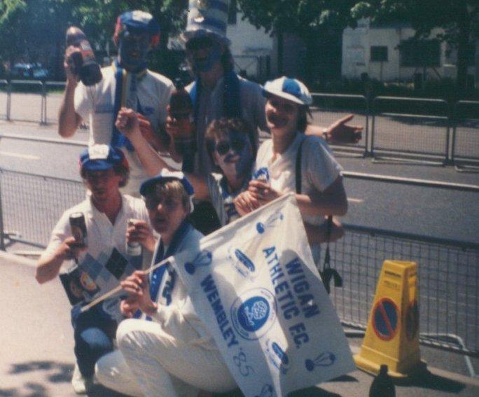 Latics fans 1985. Latics fans 1985.