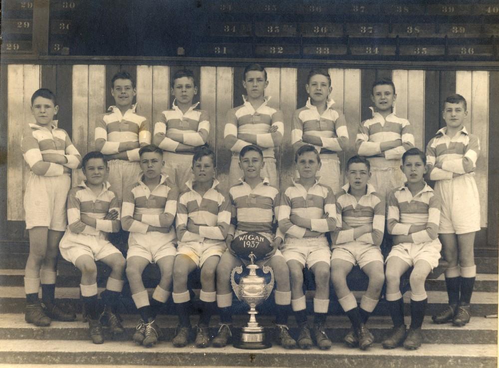 Wigan Boys Rugby League Team 1937