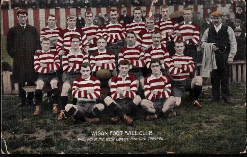 Wigan Football Club, 1904/05. Wigan Football Club, 1904/05.