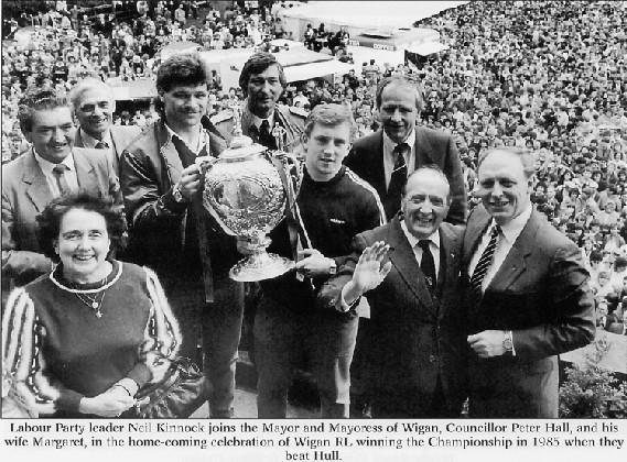 Challenge Cup homecoming May 1985