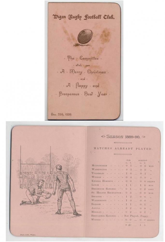 CHRISTMAS CARD 1889