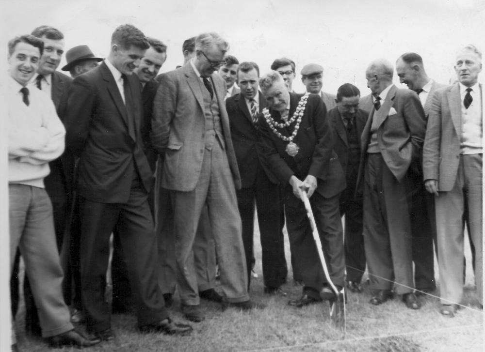 Douglas Valley - cutting the first sod in 1962. Douglas Valley - cutting the first sod in 1962.