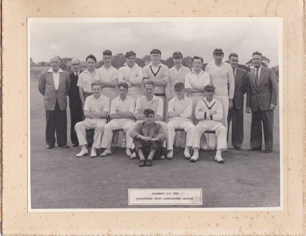 Harbens C.C. 1958 west lancs champions