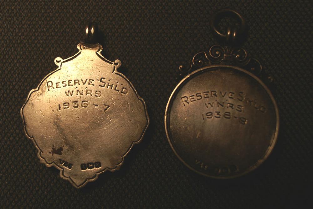 Reserve Shield Winners' Medals, reverse