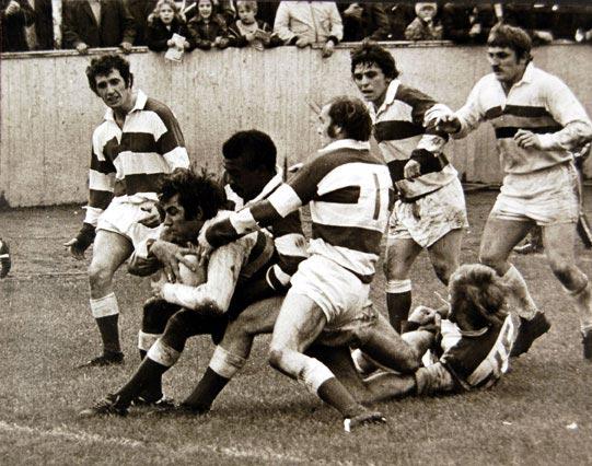 League match. Wigan v Bradford at Odsal. 13 Oct 1974