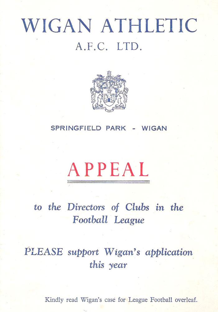 Annual League application cover