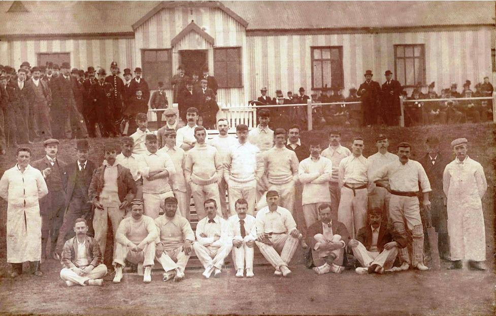 WCC - Opening of the Bull Hey ground 1898 WCC - Opening of the Bull Hey ground 1898