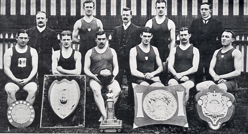 Wigan Swimming and Water Polo team 1909 Wigan Swimming and Water Polo team 1909