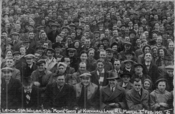 Wigan v Leigh, 1951. Wigan v Leigh, 1951.