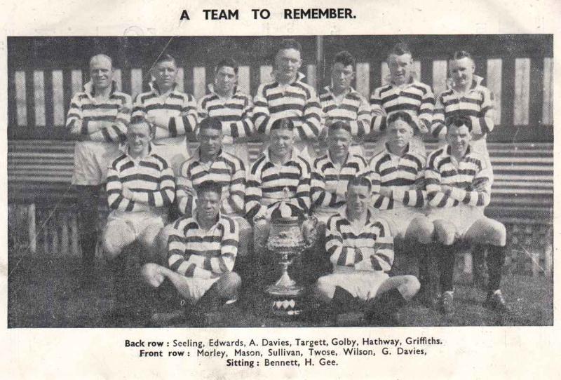 A team to remember. A team to remember.