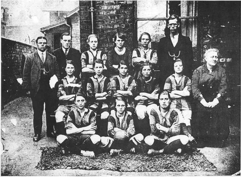 Spring View Ladies Football Team, c1920.