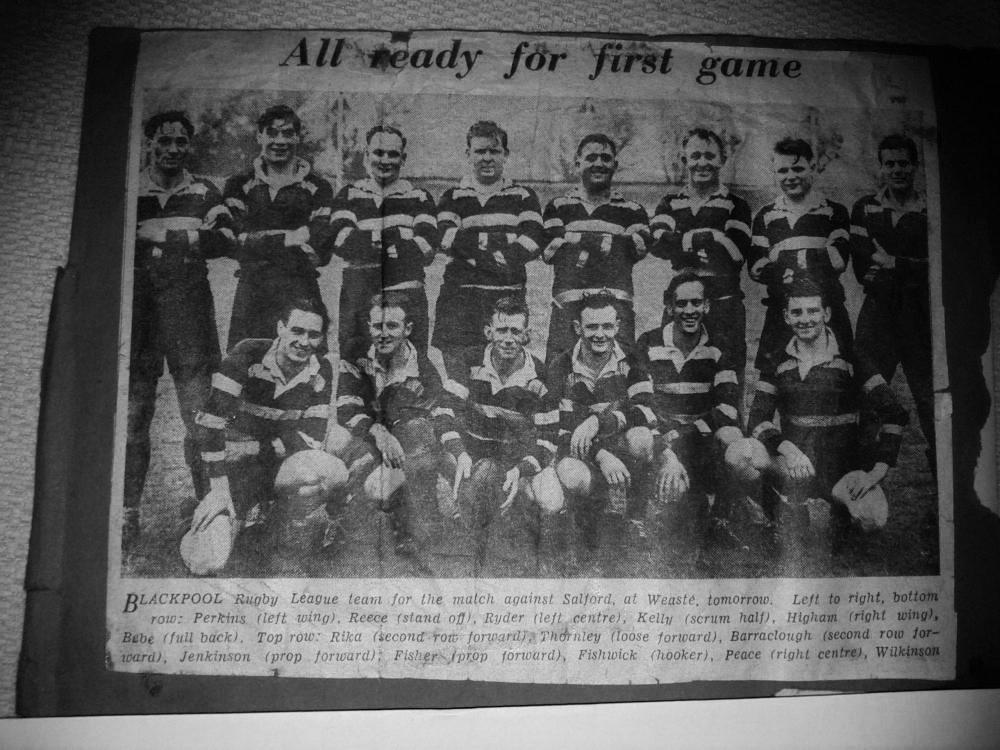 Blackpool Borough RL (Ex wiganers ) Blackpool Borough RL (Ex wiganers )