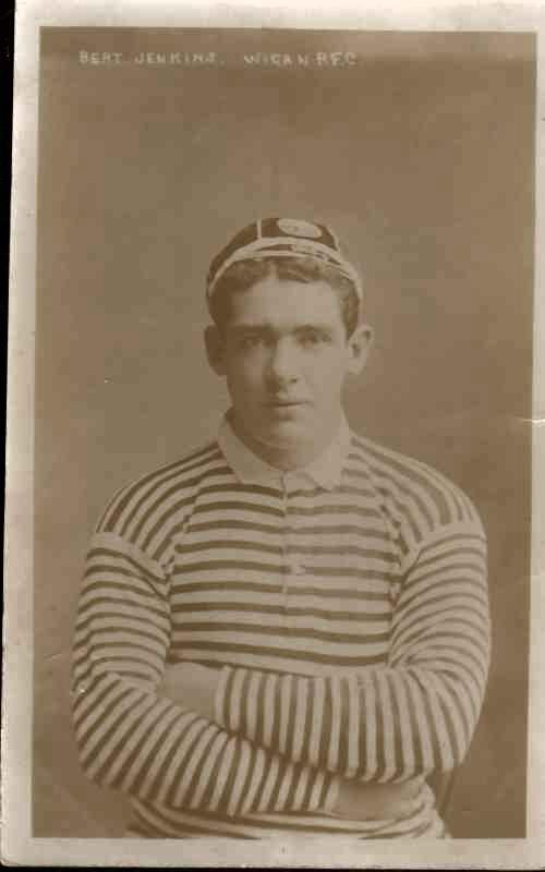 Bert Jenkins postcard. Bert Jenkins postcard.