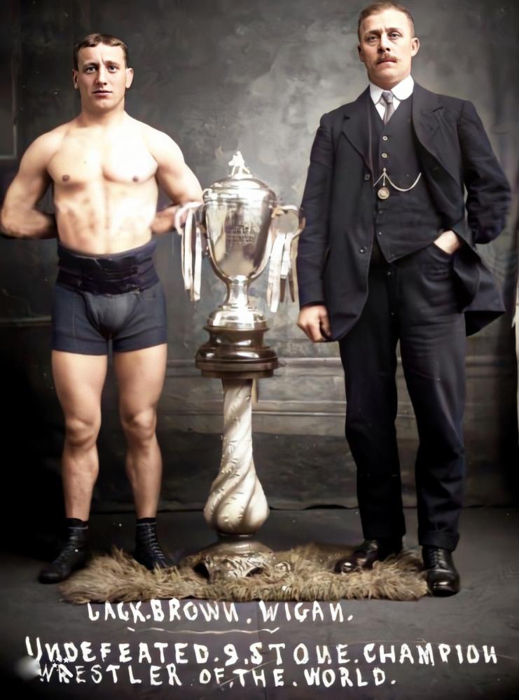 Jack Brown, Wigan Wrestler. Jack Brown, Wigan Wrestler.