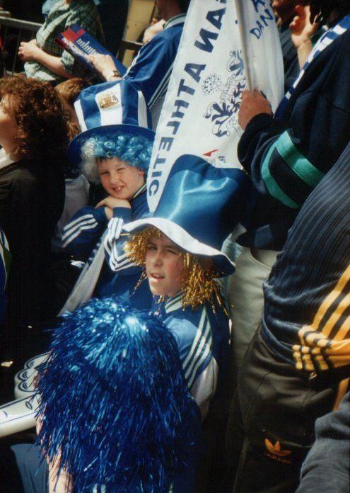 Liam & Dan at half time.