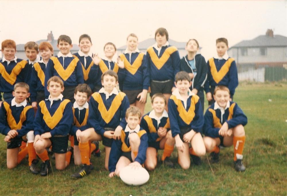 under 12s team 1985/6 under 12s team 1985/6