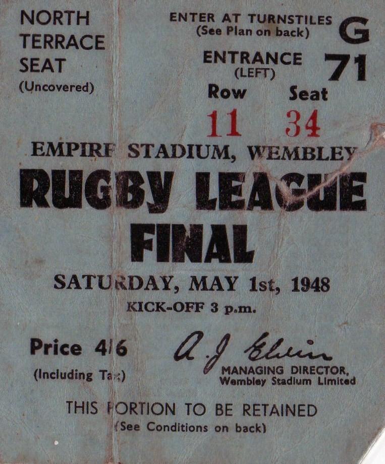 Rugby League Final 1/5/1948