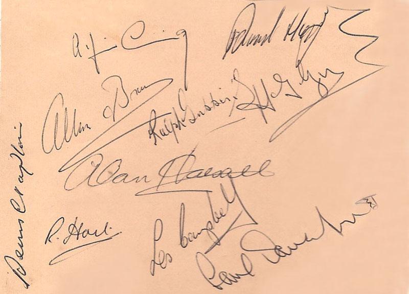 Latics autographs