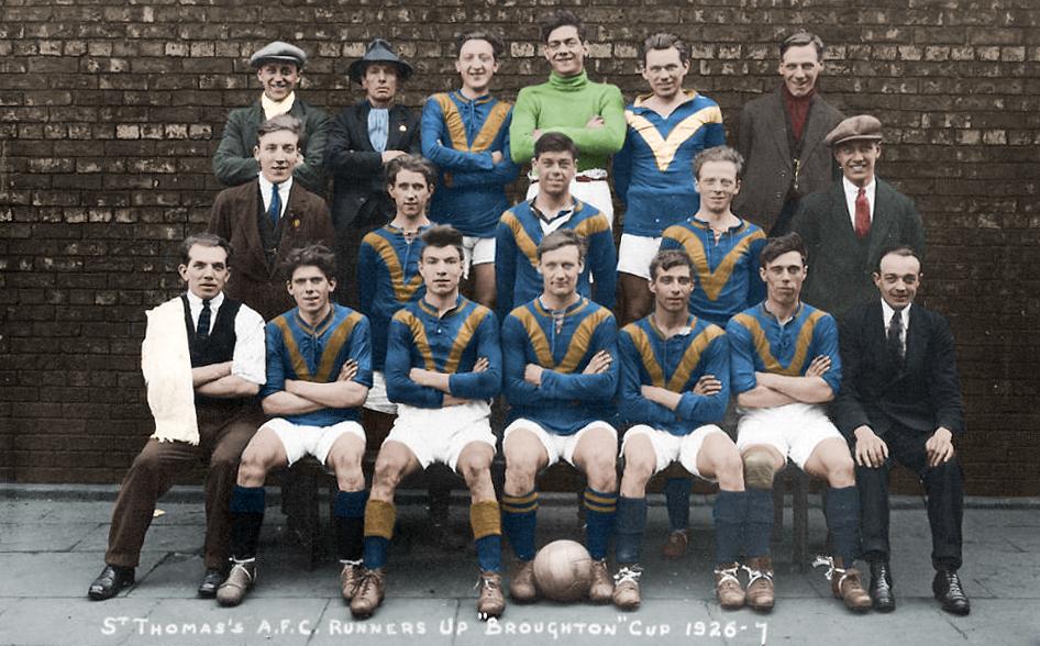 St Thmas's 1926/1927 - colourised