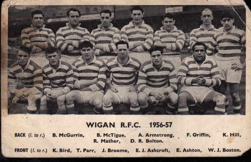 Wigan R.F.C. 1956/57.
