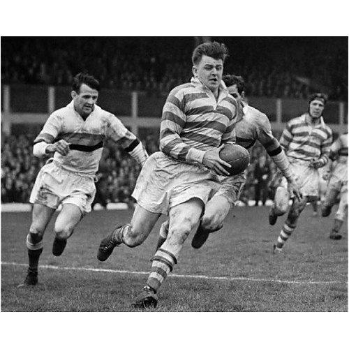 Silcock  playing against Bradford, May 1952