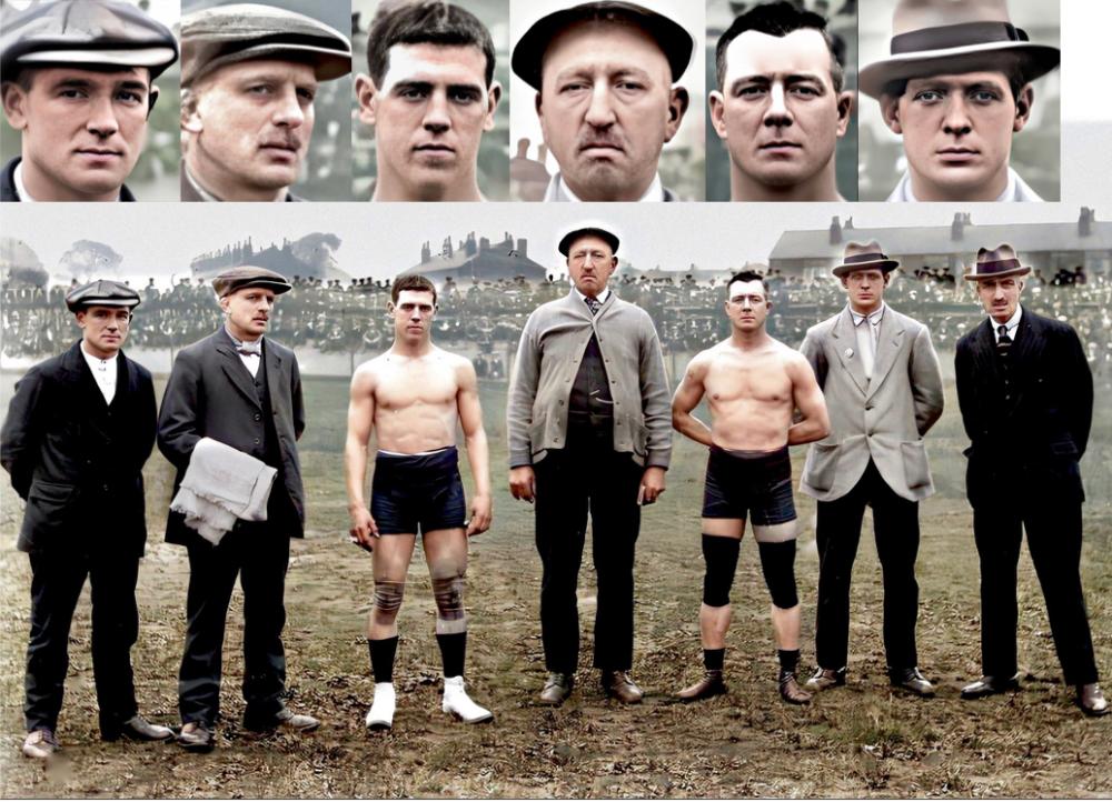 Wrestling Match at Springfield Park 1919