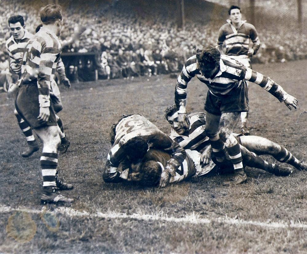 Wigan v Oldham Lancs Cup Round 2 1958?