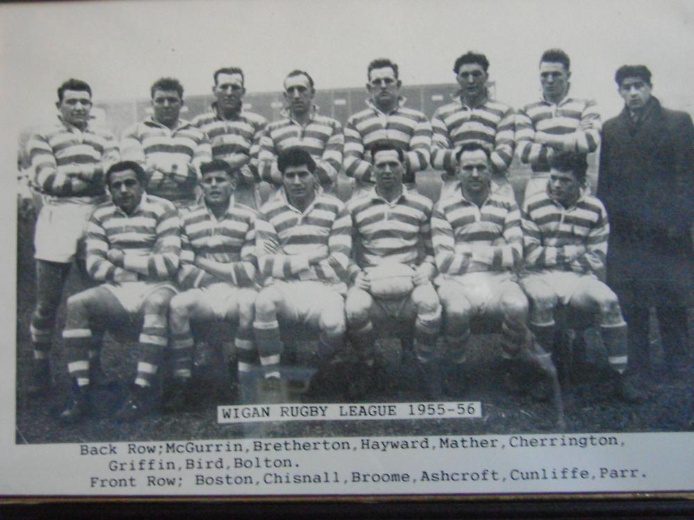 Wigan rugby league 1955/6