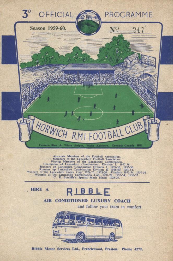 Horwich v Wigan 1958/59