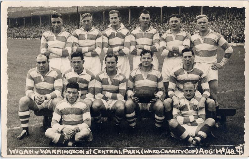Wigan v Warrington 1948 Ward Cup
