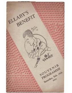 Souvenir Programme for Alf Ellaby 1934-1937