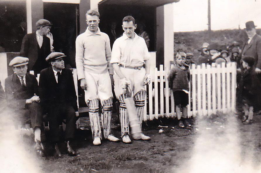 Batsmen at Spring View Cricket Club July1927